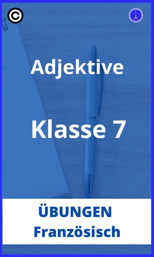 Französisch Adjektive Übungen Klasse 7 PDF