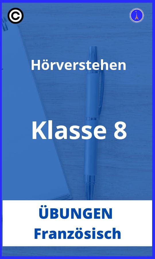 Französisch Hörverstehen Übungen Klasse 8 PDF