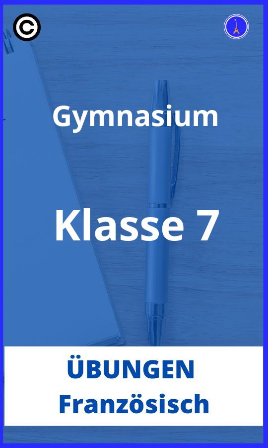 Französisch Übungen Klasse 7 Gymnasium PDF