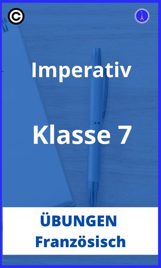 Imperativ Französisch Übungen Klasse 7 PDF